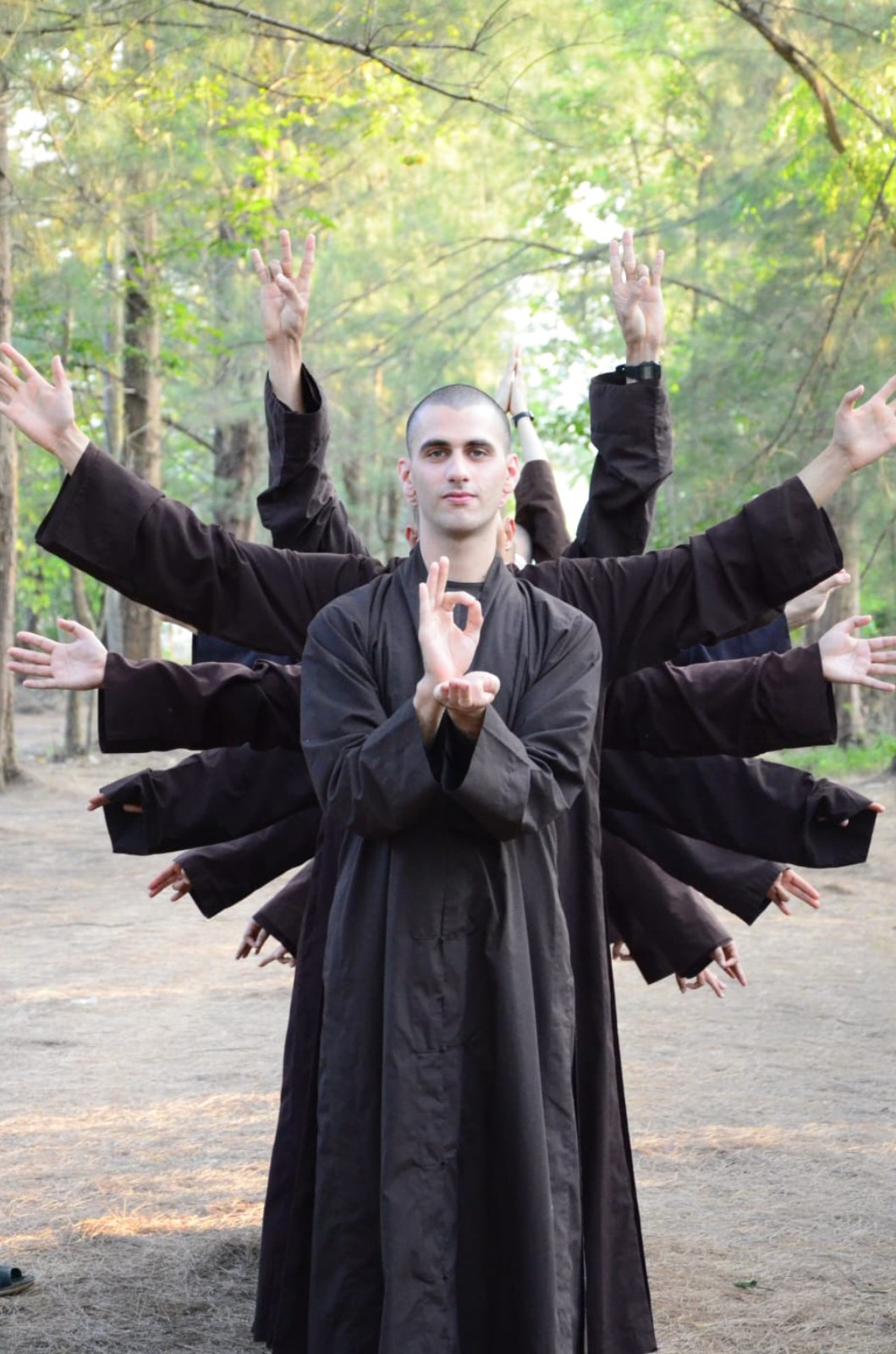 Paul during his sixteen years as a Buddhist monk